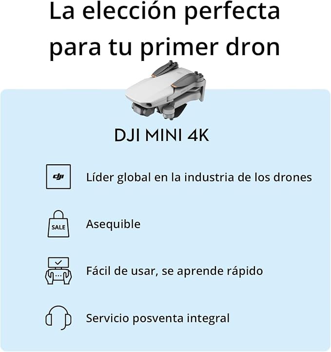 Dron DJI Mini 4K + Maletín de Regalo 🎁
